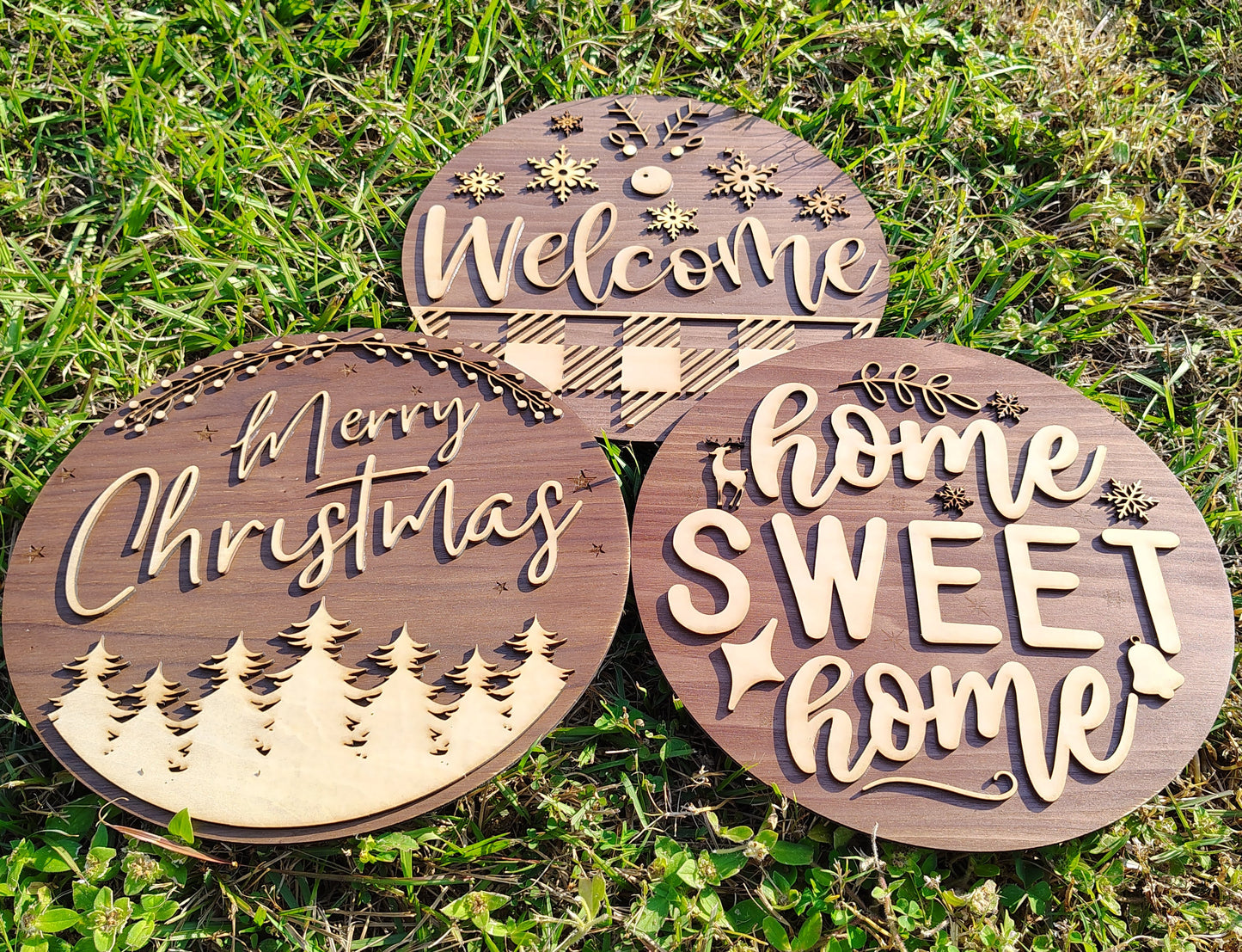 Christmas Welcome Sign