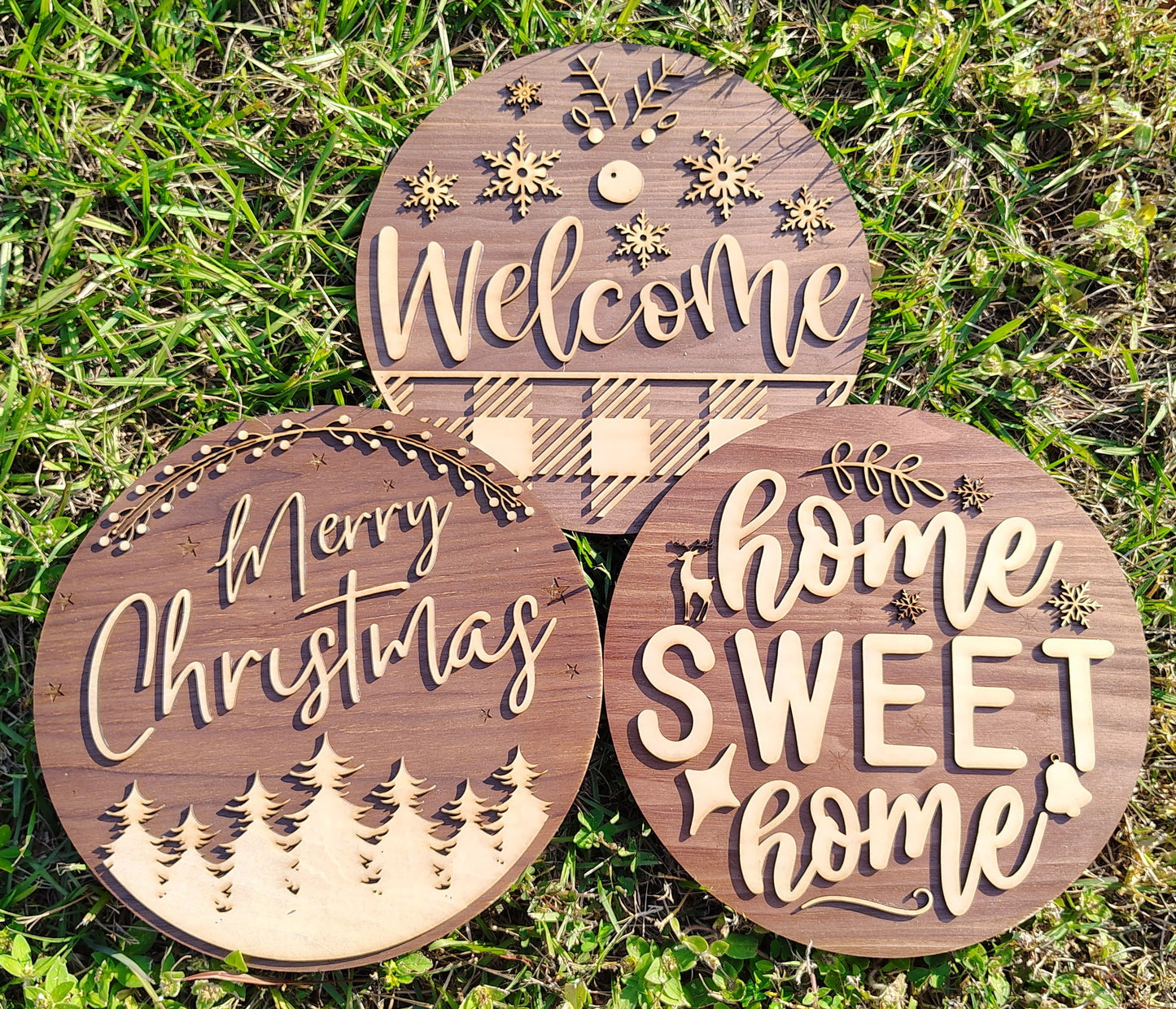 Christmas Welcome Sign